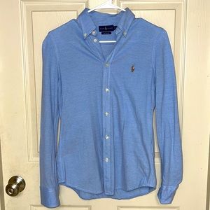 Polo Ralph Lauren blue button down. Size small.